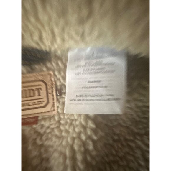 C.E. Schmidt Denim Sherpa-Lined Jacket Trucker Work Country Ranch Western - Picture 3 of 6